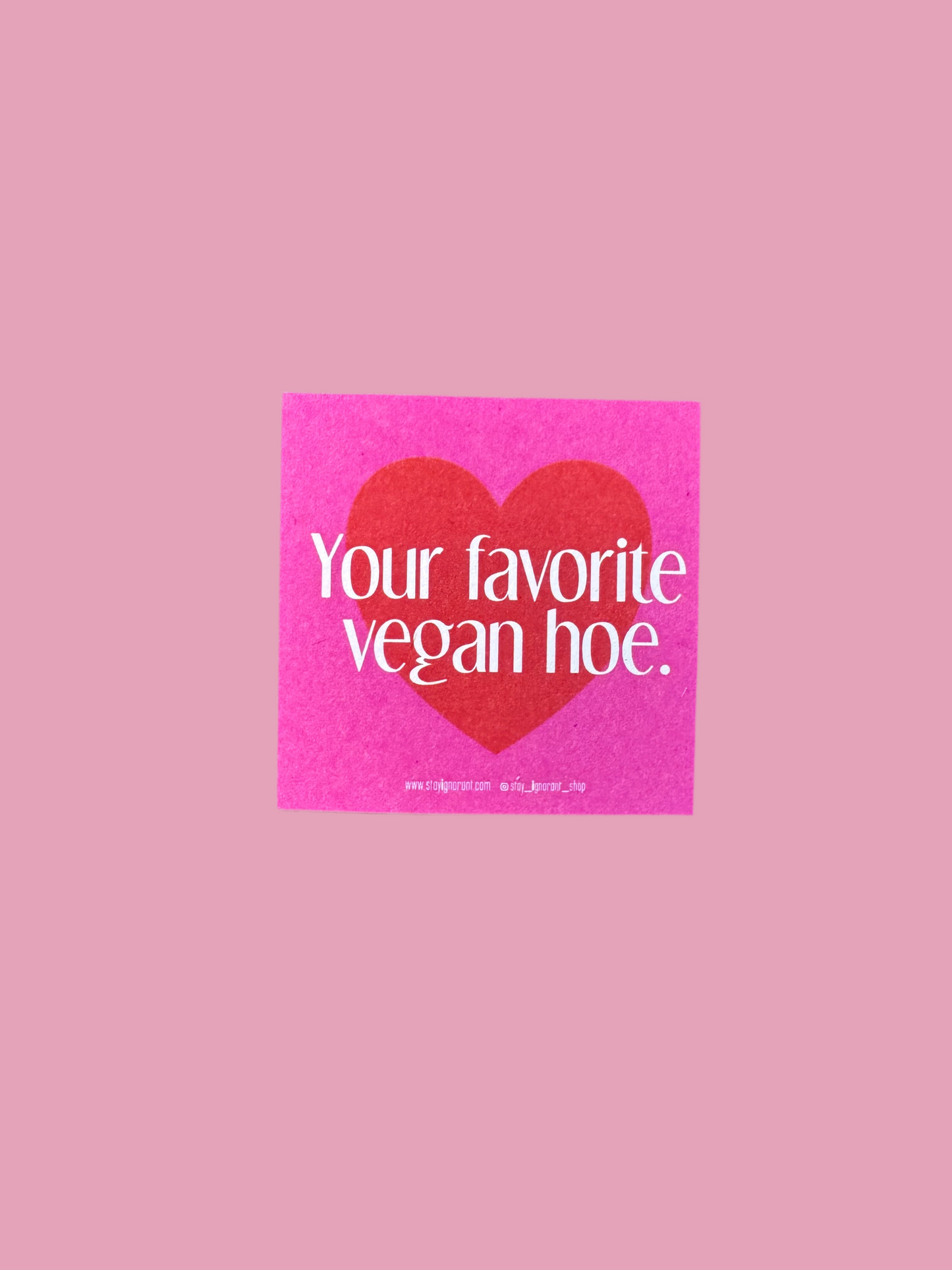 Your favorite vegan hoe. | Sticker-Pack | 5 Stk.