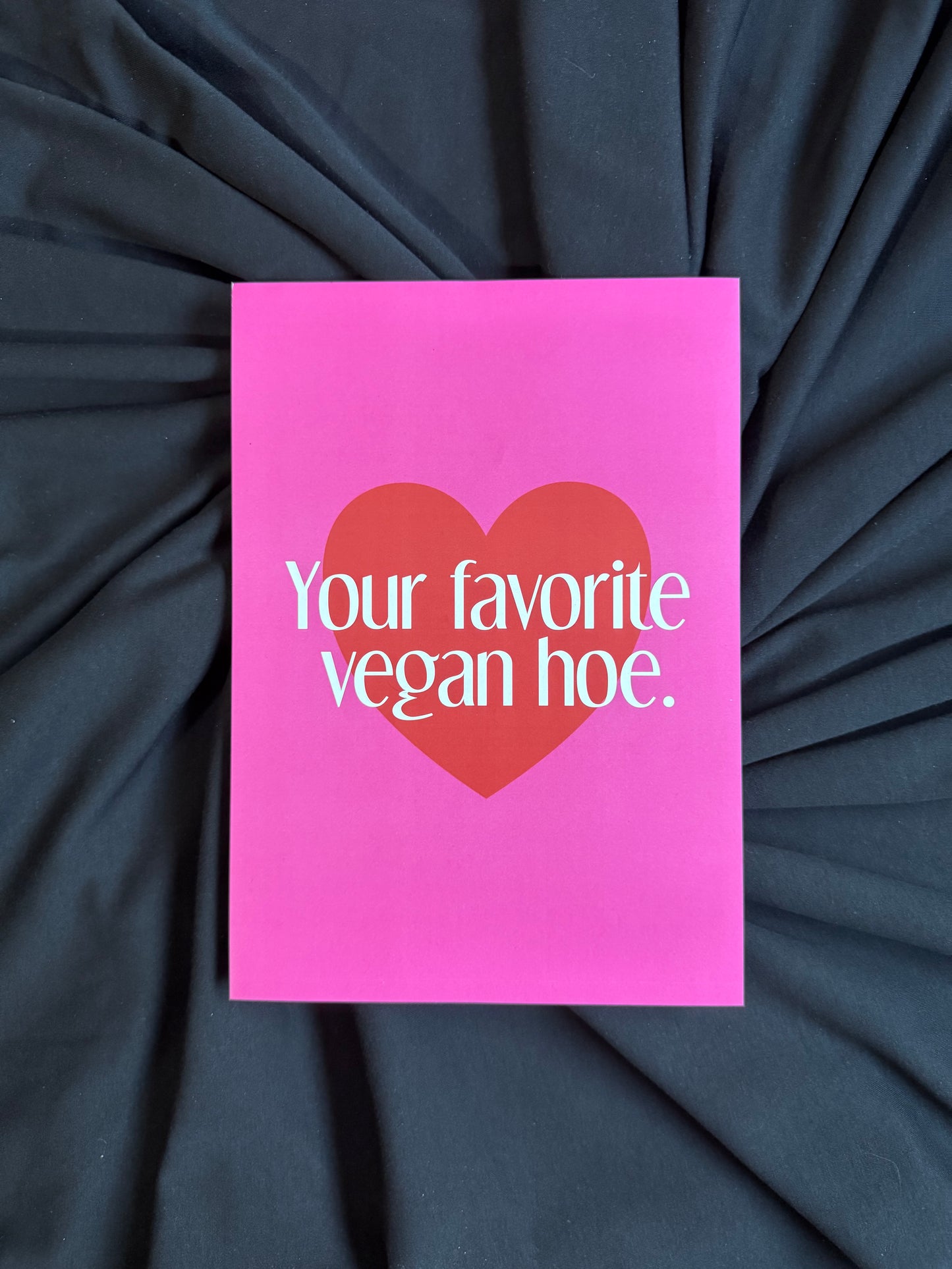 Your favorite vegan hoe. | Poster
