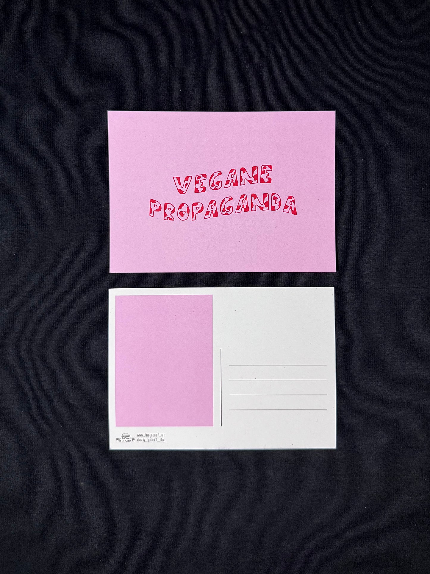 Vegane Propaganda | Postkarte