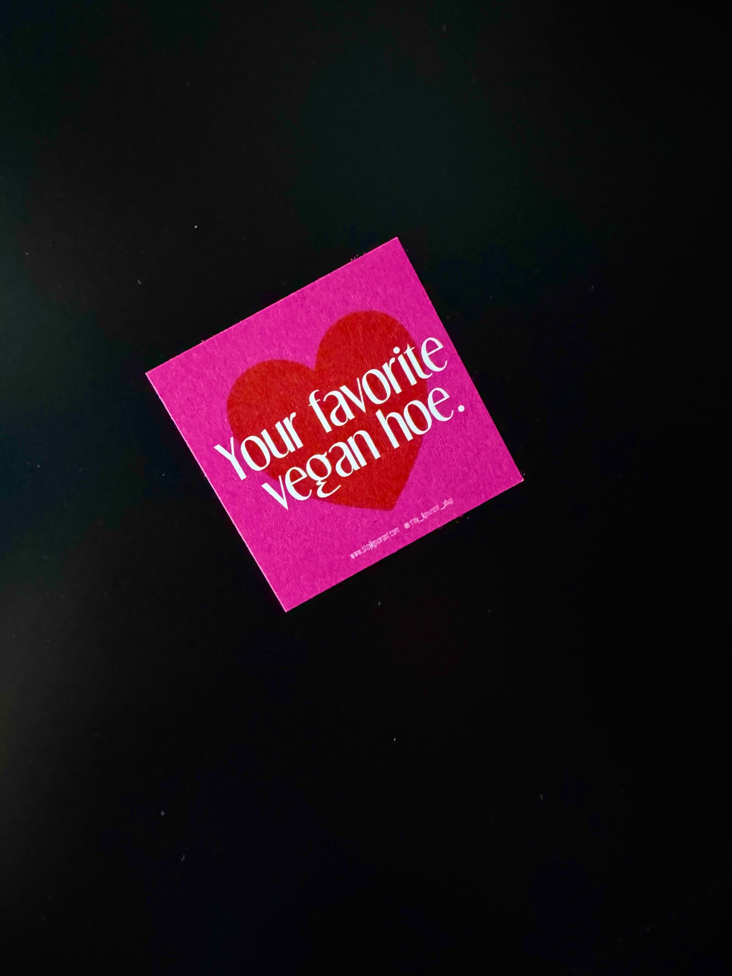 Your favorite vegan hoe. | Sticker-Pack | 5 Stk.